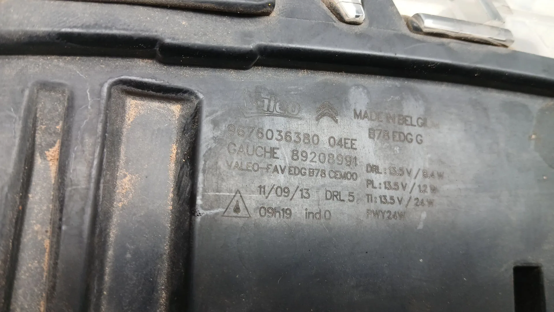 Faro Izquierdo para Citroën C4 Picasso Ii