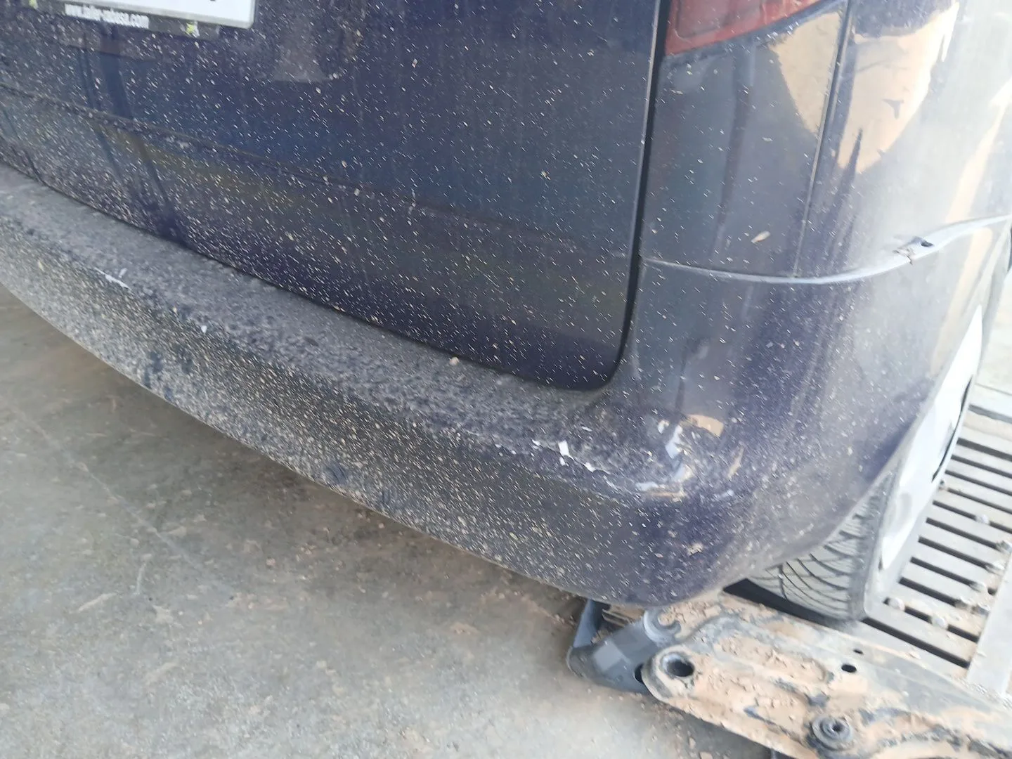 Paragolpes Trasero para Mercedes-Benz Vaneo (414)