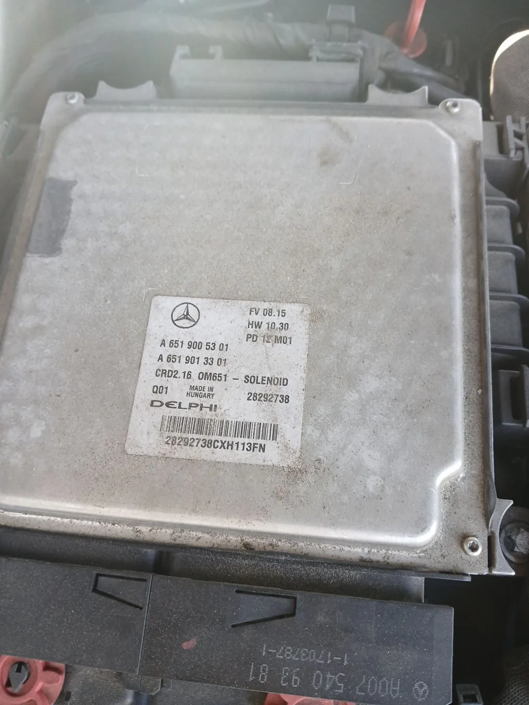 Centralita Motor Uce para Mercedes-Benz Clase E (W212)