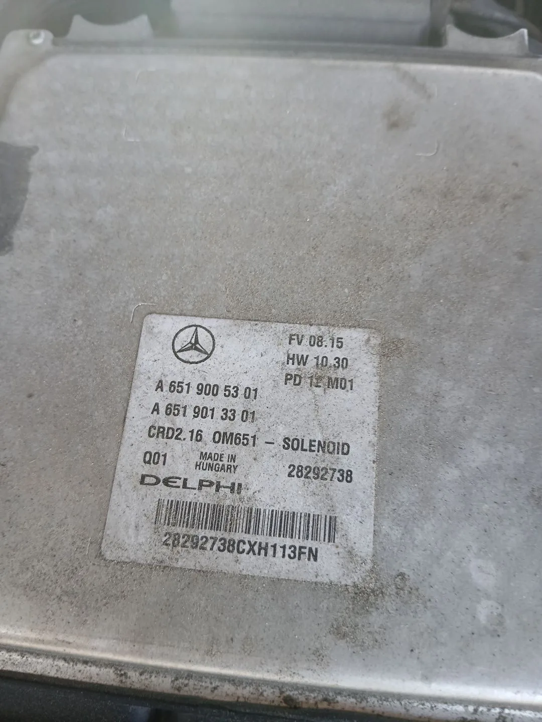 Centralita Motor Uce para Mercedes-Benz Clase E (W212)