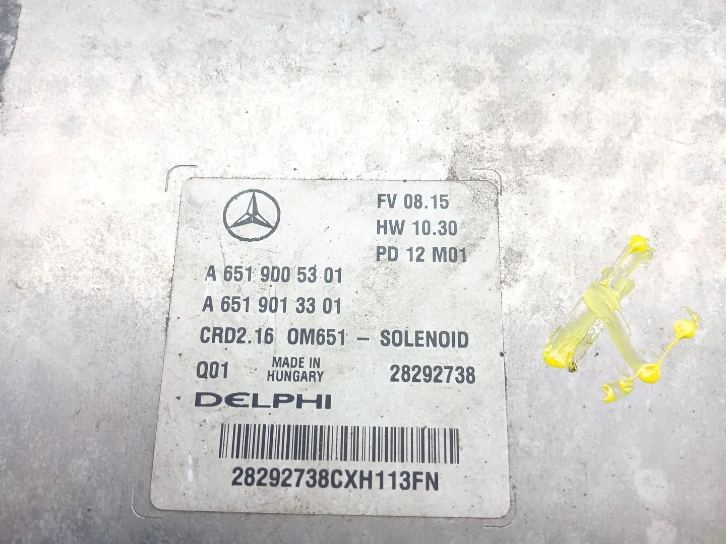 Centralita Motor Uce para Mercedes-Benz Clase E (W212)