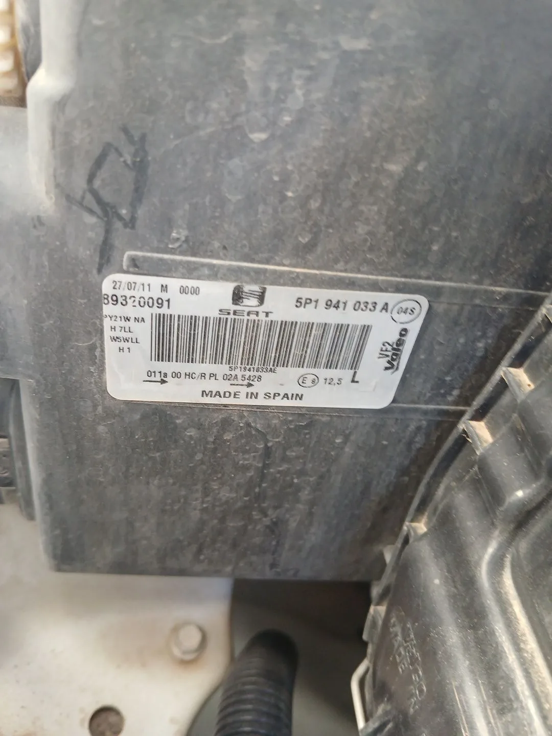 Faro Izquierdo para Seat Leon (1P1)