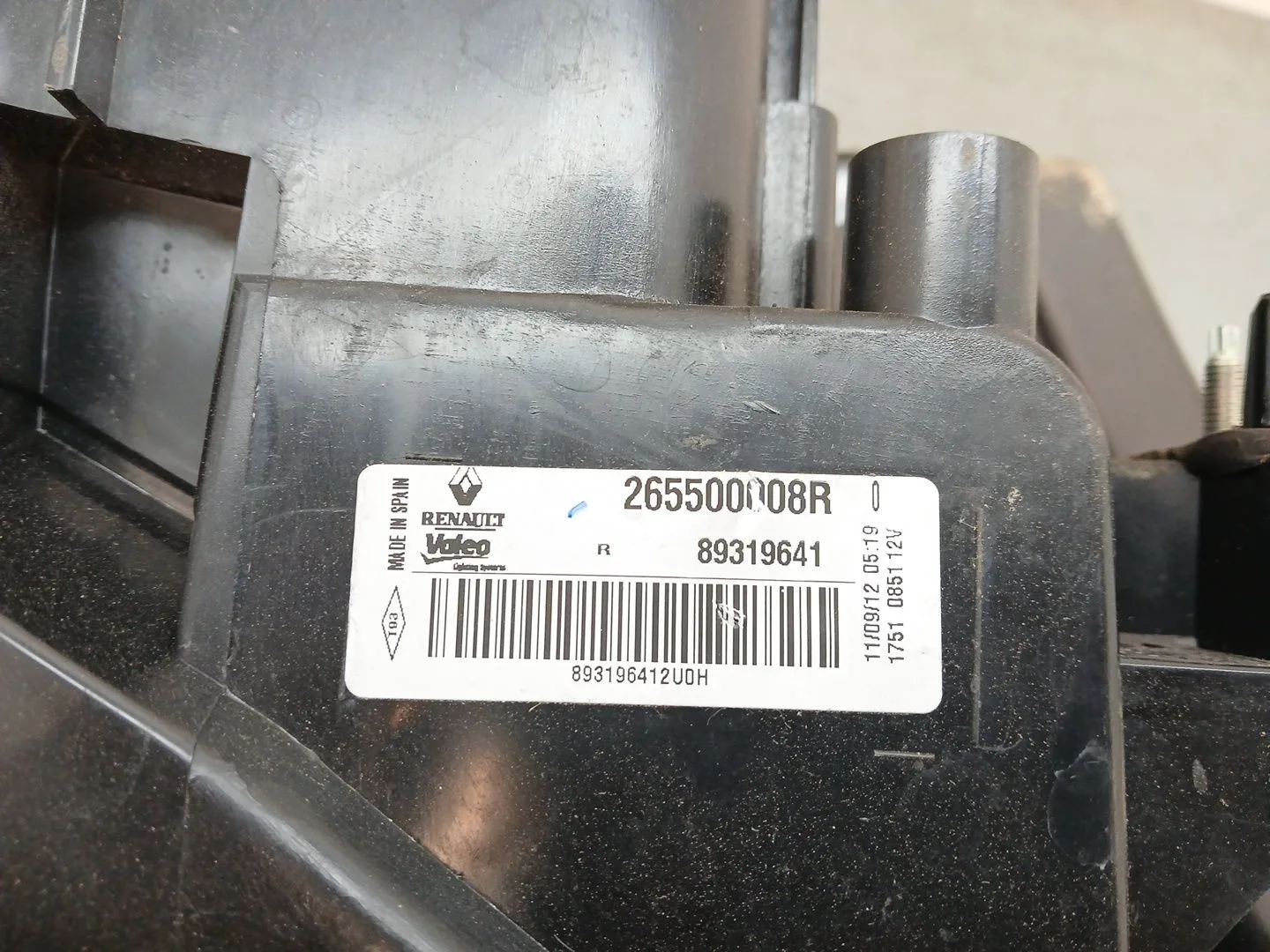 Piloto Trasero Derecho para Renault Megane Iii Coupe (Dz0/1_)