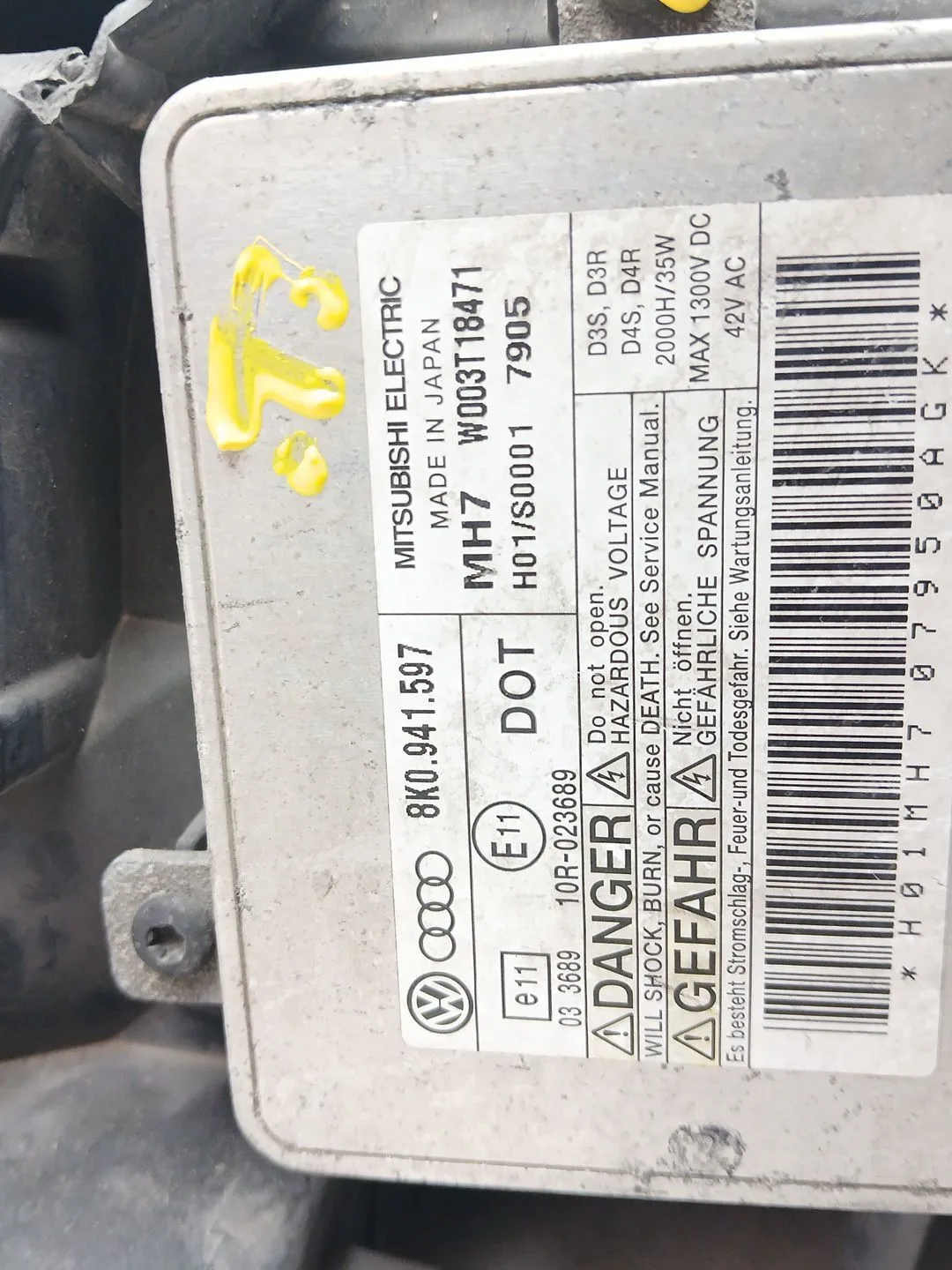 Faro Derecho para Audi A4 Ber. (B8)