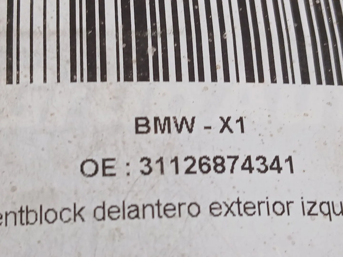 Soporte Brazo Suspension Delantero Izquierdo para Bmw 2 Active Tourer (F45)