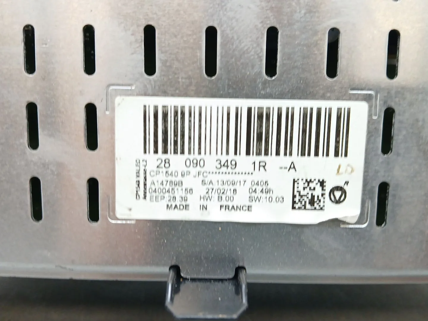 Pantalla Multifuncion para Renault Espace V (Jr_)