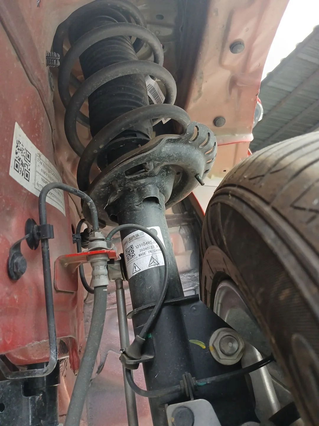 Amortiguador Delantero Izquierdo para Mg Mg 3 1.5 Hybrid