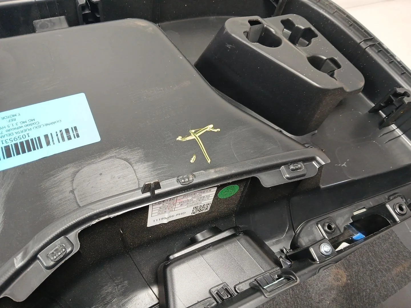 Guarnecido Puerta Delantera Derecha para Mg Mg 3 1.5 Hybrid