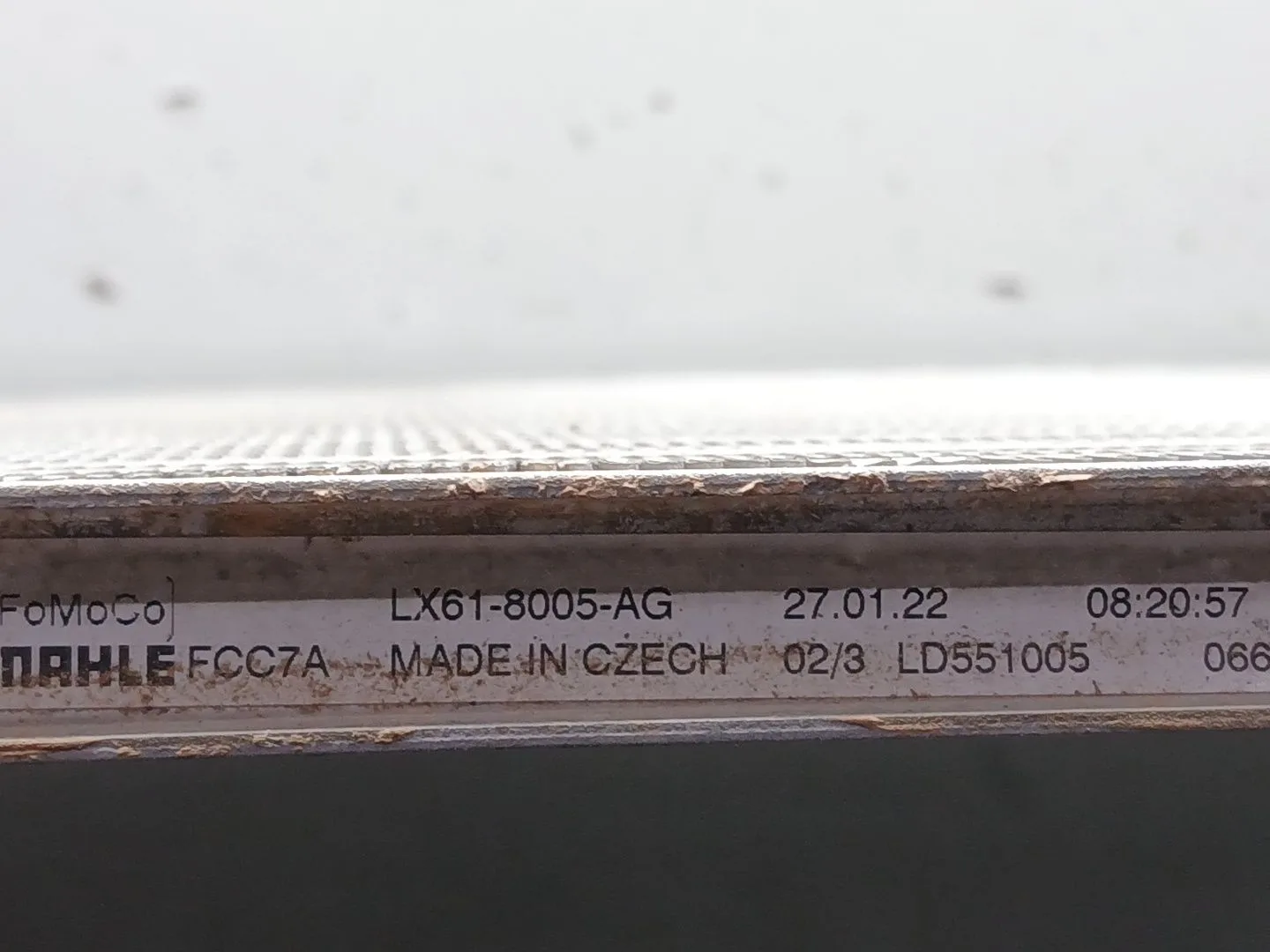Radiador Agua para Ford Kuga Iii (Dfk)