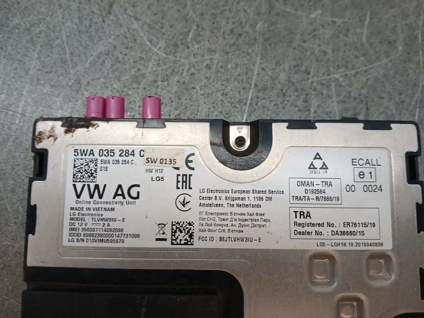 Modulo Electronico para Seat Leon (Kl1, Klg)