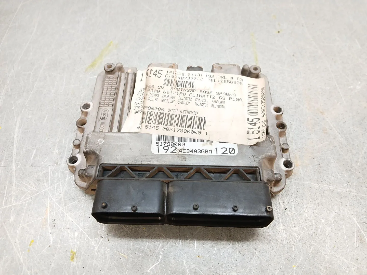 Centralita Motor Uce para Fiat Stilo Multi Wagon (192_)