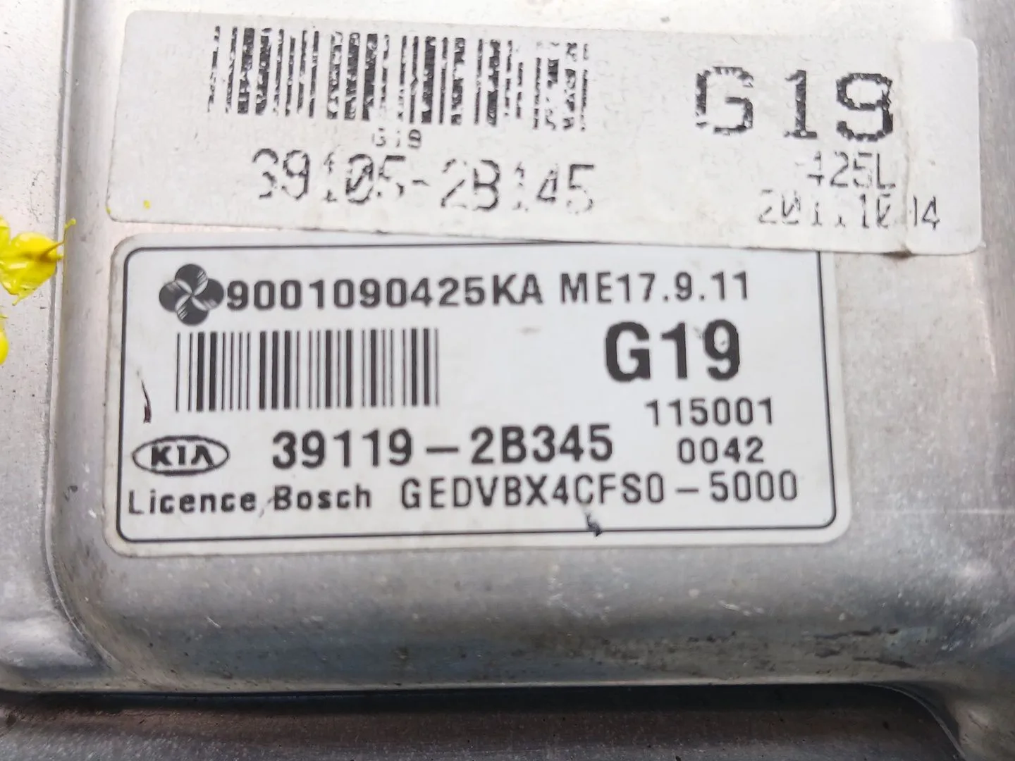 Centralita Motor Uce para Kia Cee'd Hatchback (Ed)