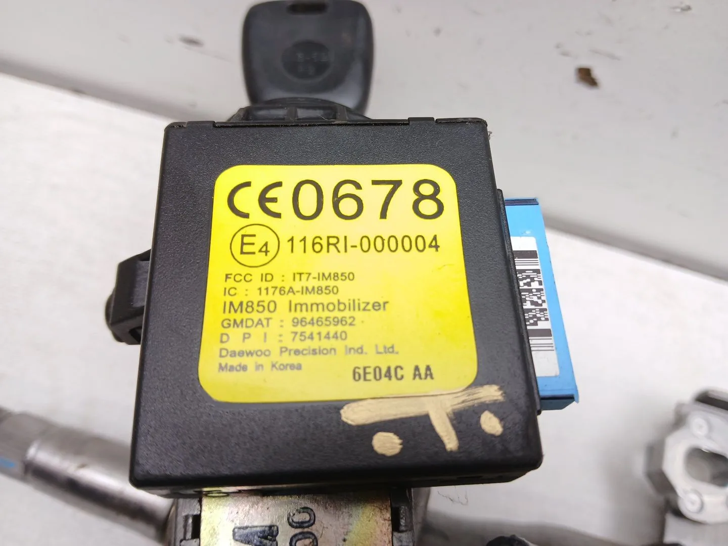Columna Direccion para Chevrolet Matiz (M200, M250)