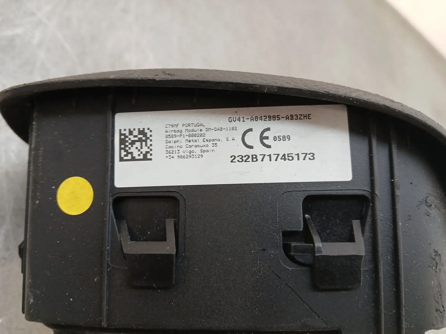 Airbag Delantero Izquierdo para Ford Kuga Ii (Dm2)
