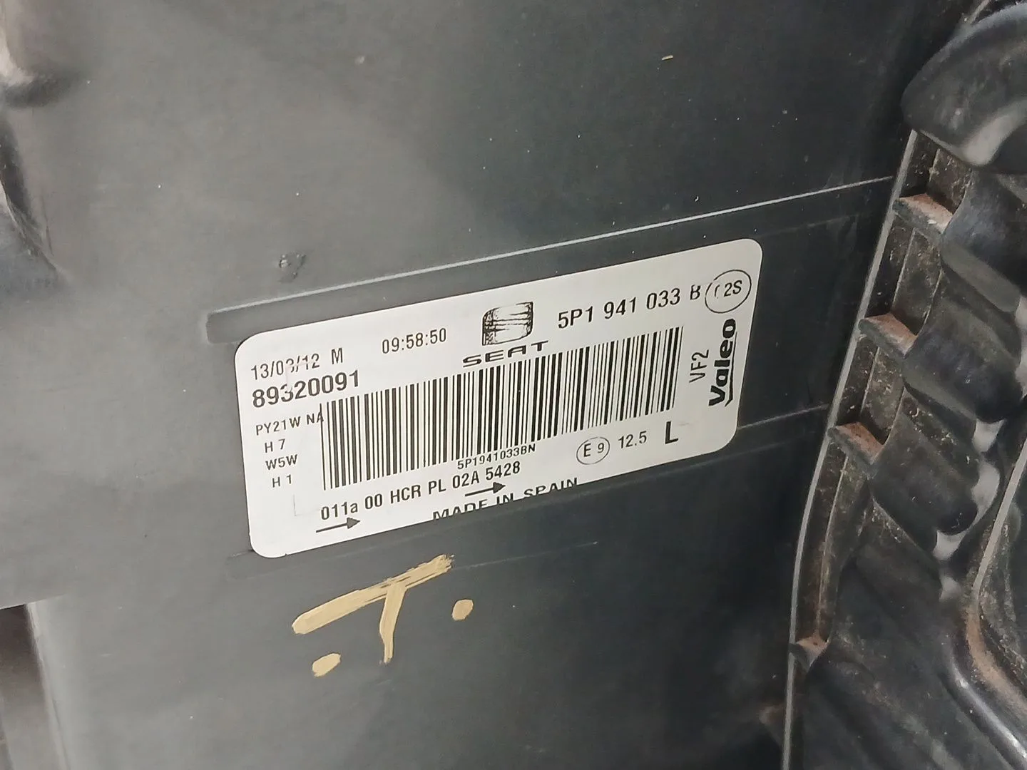 Faro Izquierdo para Seat Leon (1P1)