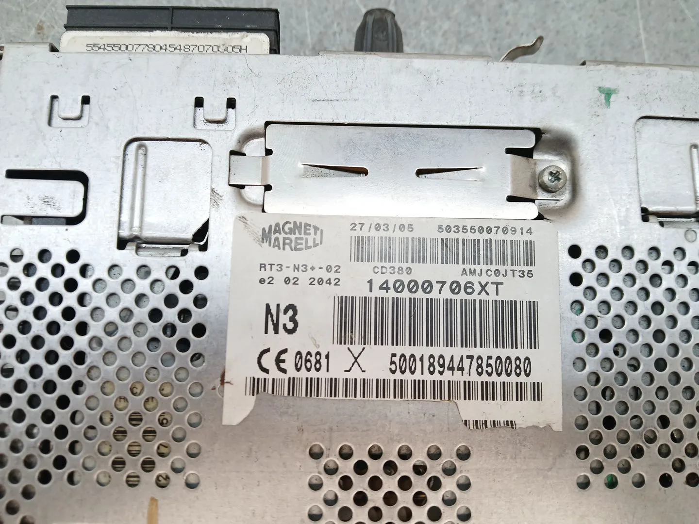 Sistema Audio / Radio Cd para Lancia Phedra (179_)