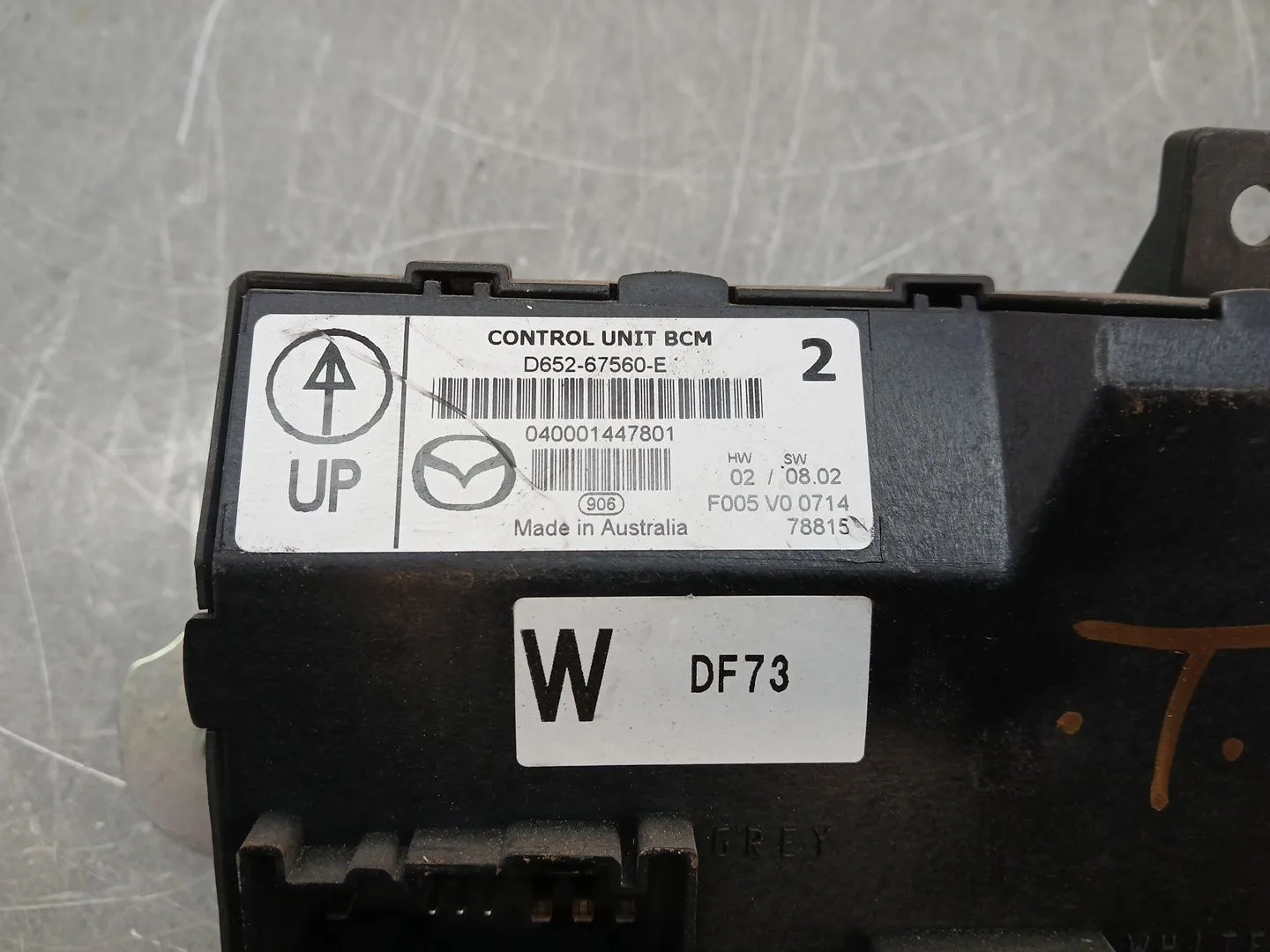 Centralita Motor Uce para Mazda 2 Lim. (De)
