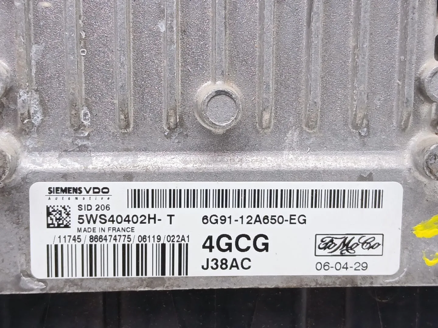 Centralita Motor Uce para Ford S-Max (Ca1)