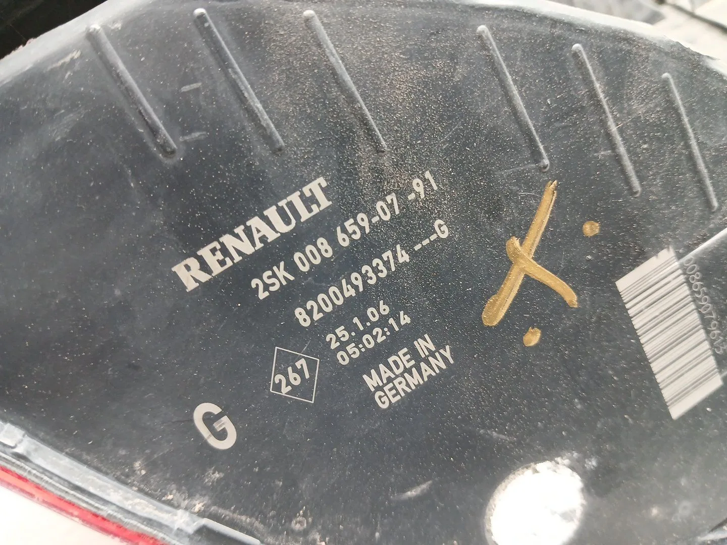 Piloto Trasero Izquierdo para Renault Grand Scenic Ii (Jm0/1_)