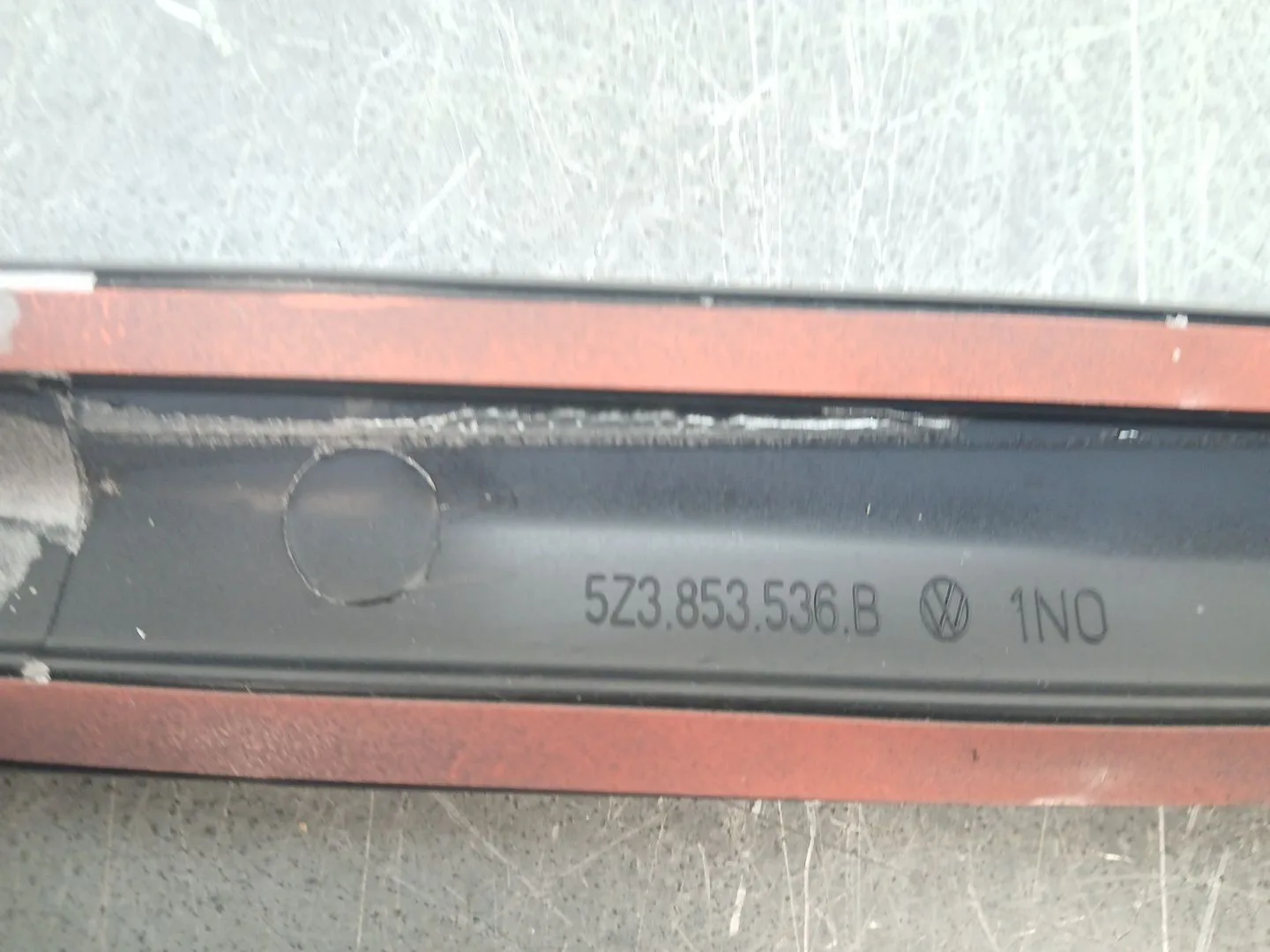 Moldura Puerta Trasera Derecha para Volkswagen Fox Hatchback (5Z1, 5Z3, 5Z4, 5Z5)