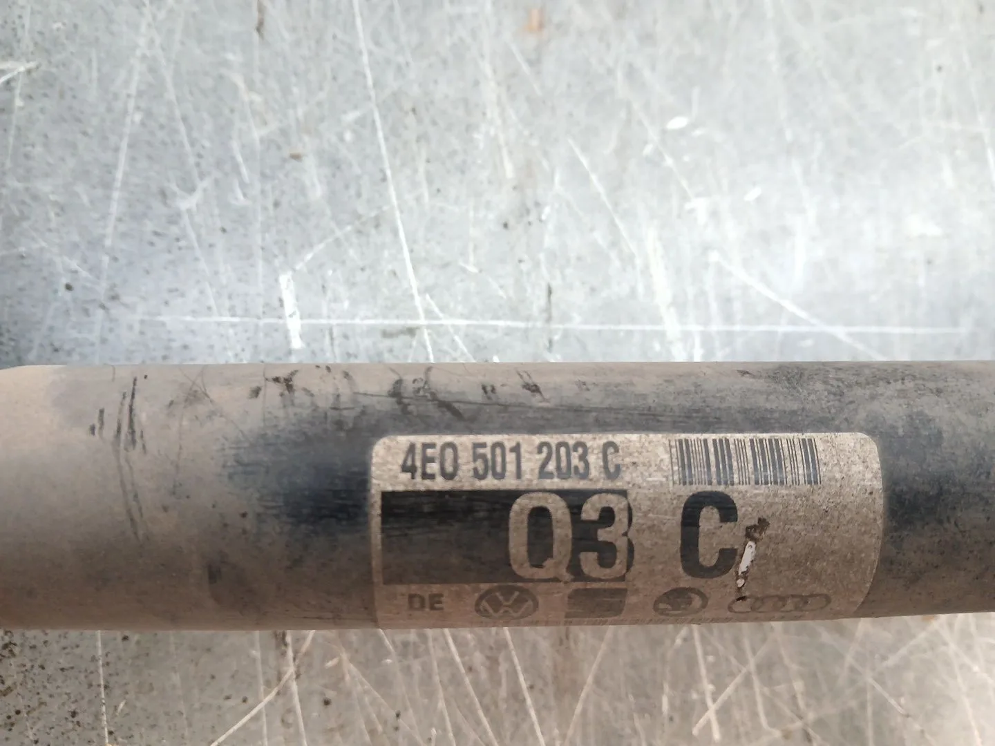 Transmision Trasera Derecha para Audi A8 (4E2)