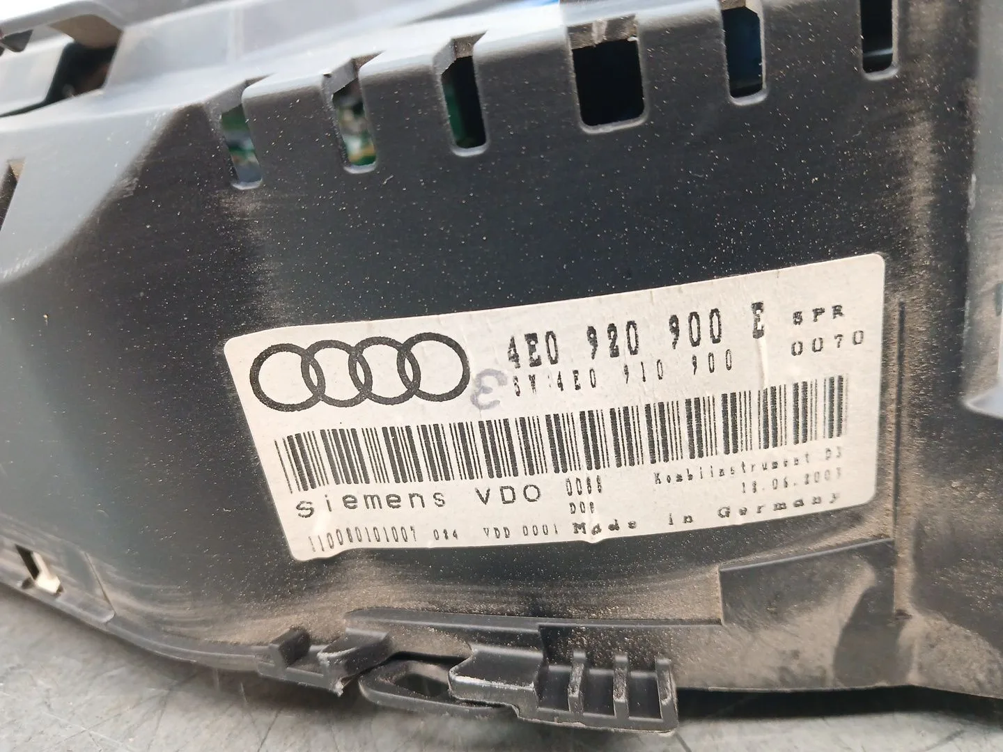 Cuadro Instrumentos para Audi A8 (4E2)