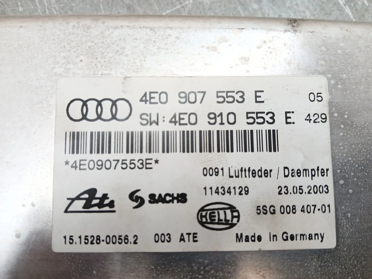 Centralita Motor Uce para Audi A8 (4E2)