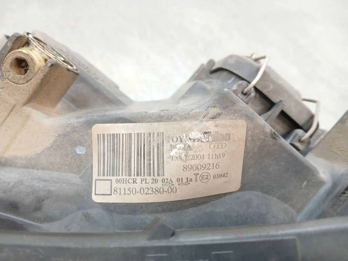 Faro Izquierdo para Toyota Corolla (_E12_)