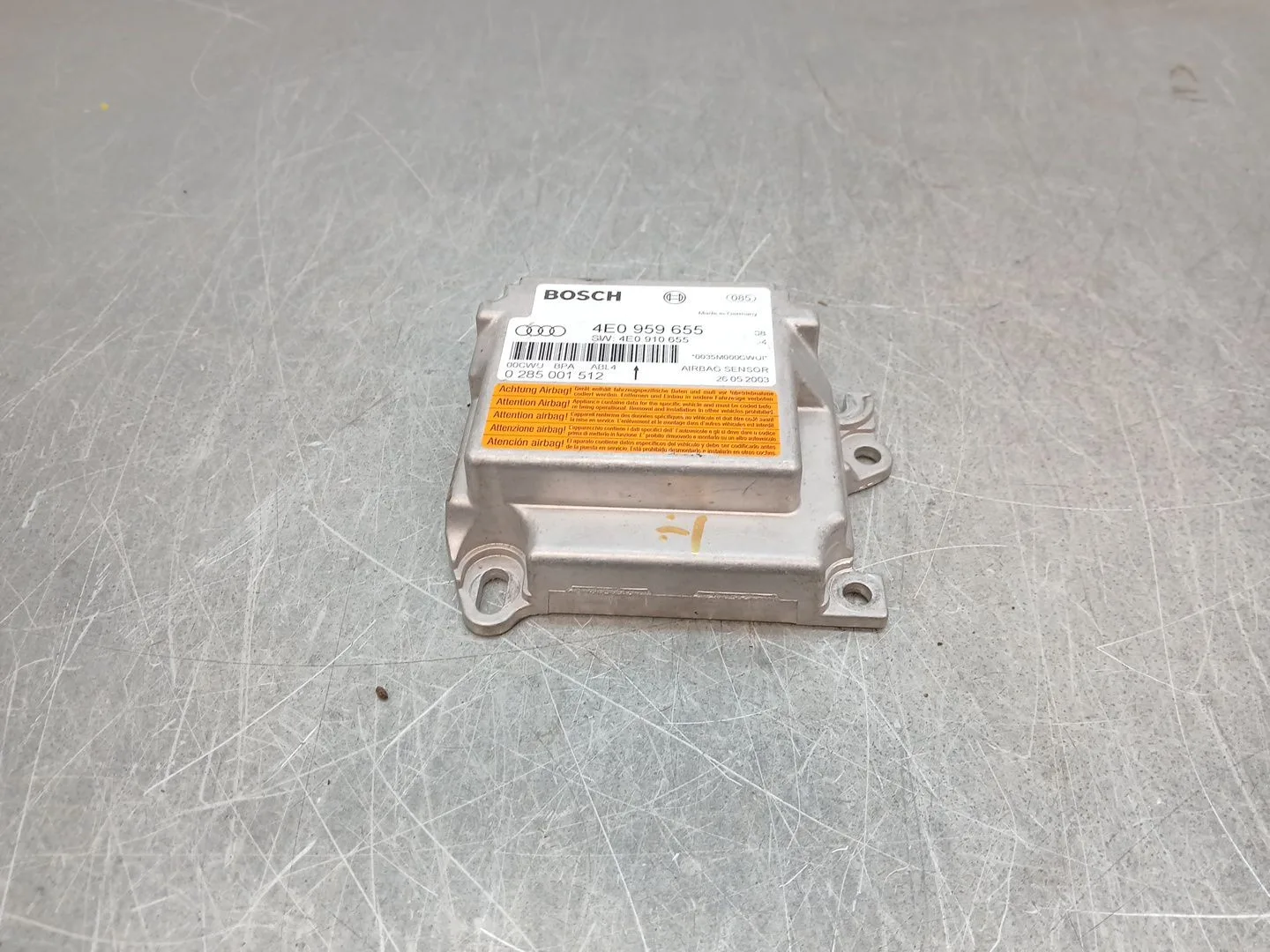 Centralita Airbag para Audi A8 (4E2)