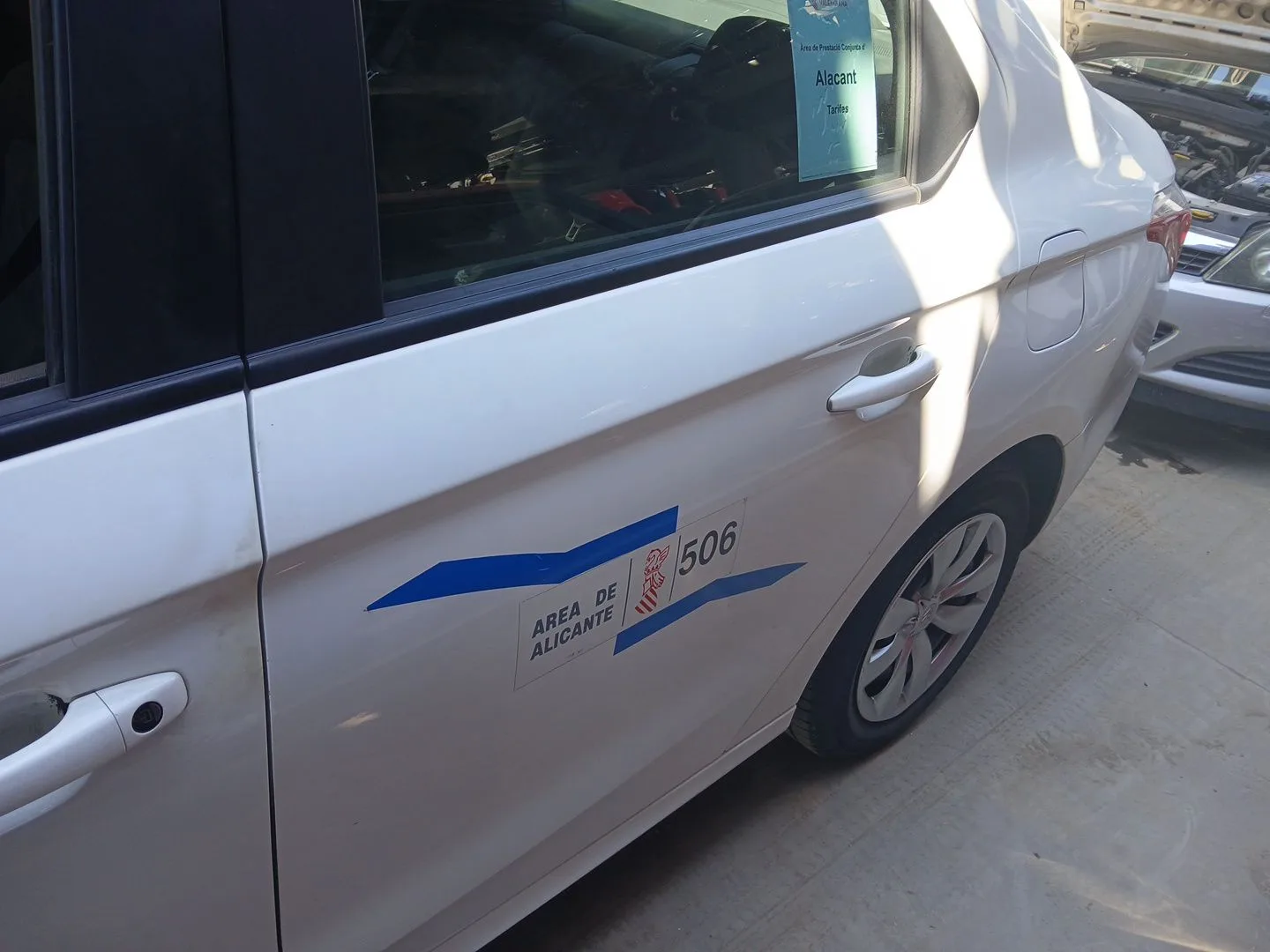 Puerta Trasera Izquierda para Citroën C-Elysee (Dd_)
