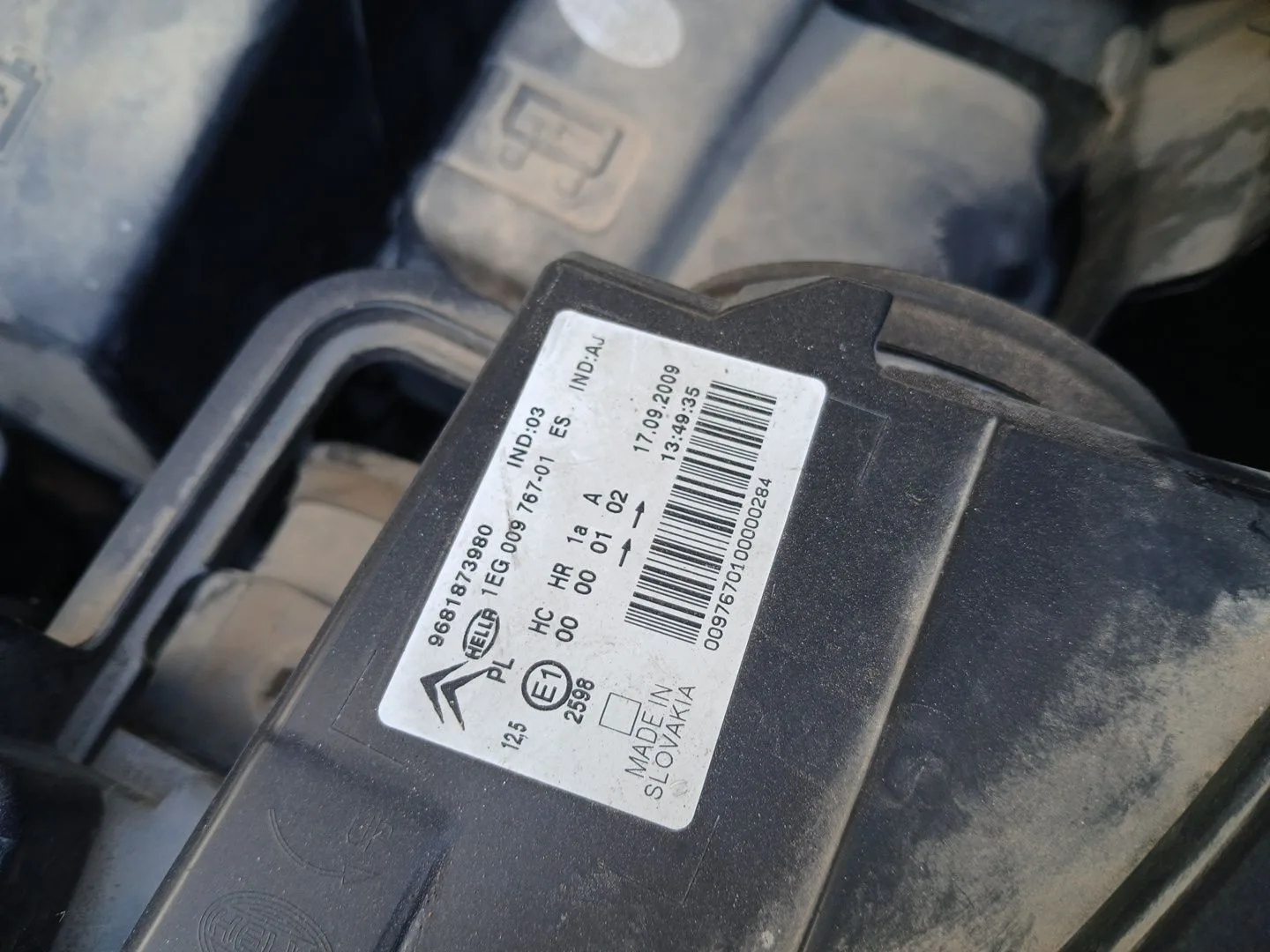 Faro Izquierdo para Citroën C3 Picasso (Sh_)
