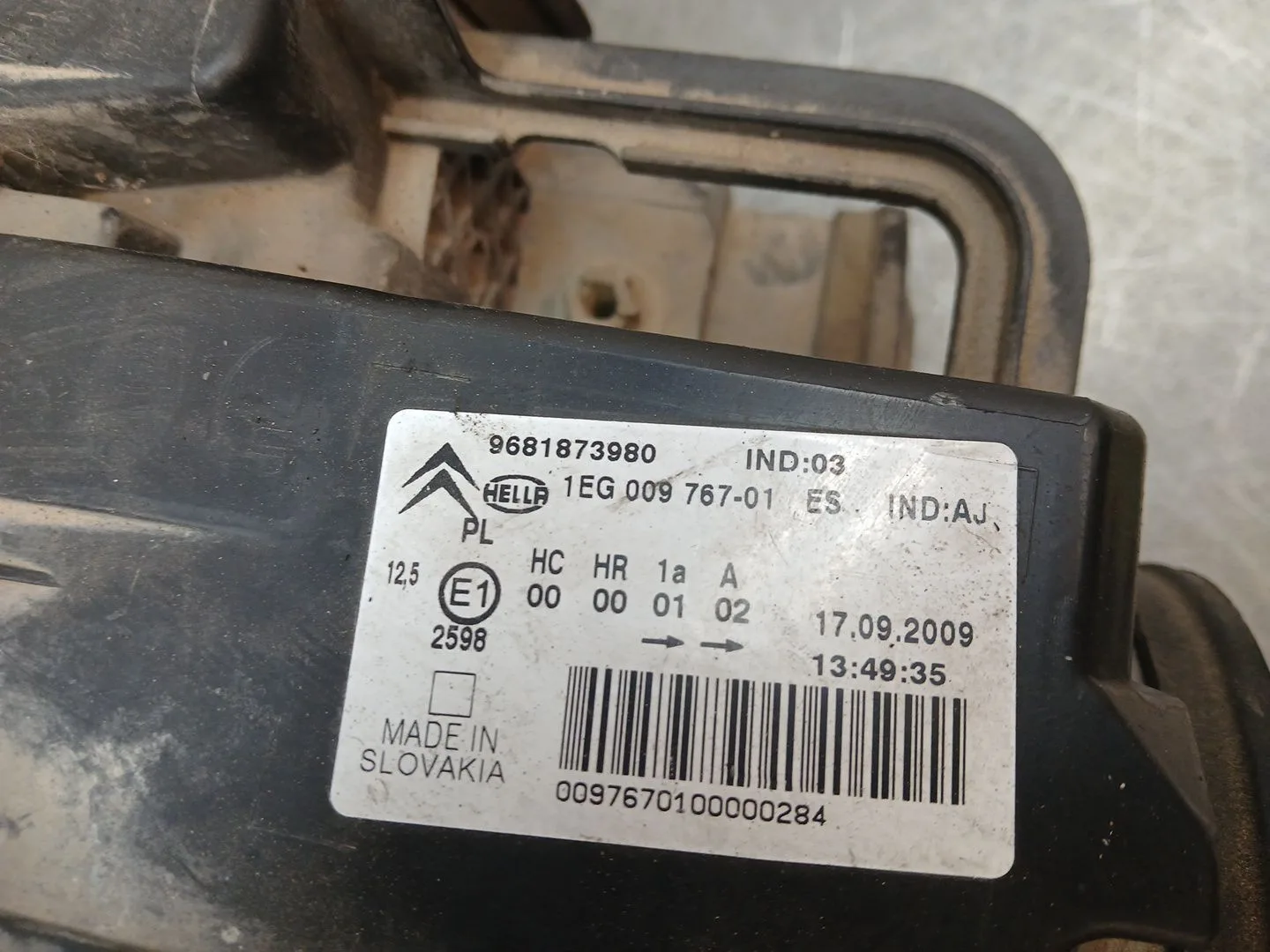 Faro Izquierdo para Citroën C3 Picasso (Sh_)