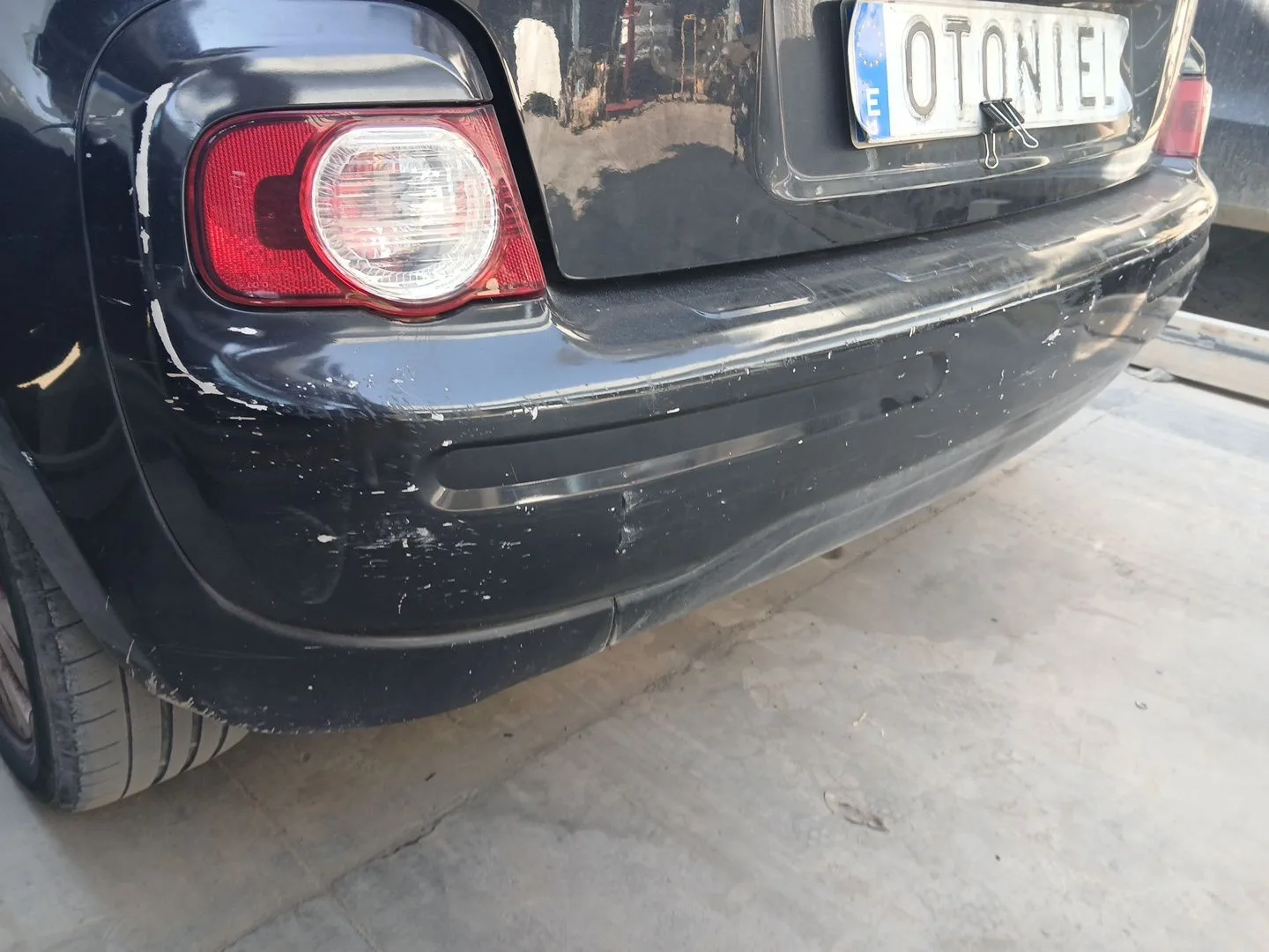 Paragolpes Trasero para Citroën C3 Picasso (Sh_)