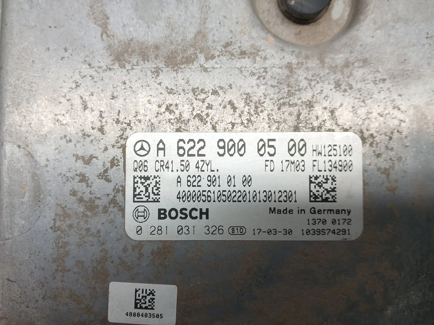 Centralita Motor Uce para Mercedes-Benz Vito Furgoneta (W447)