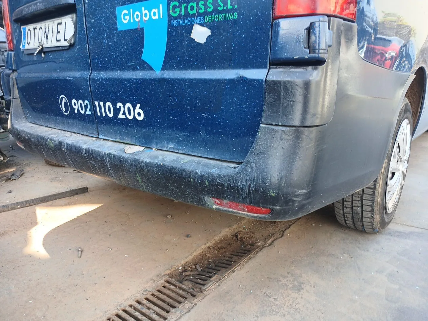Paragolpes Trasero para Mercedes-Benz Vito Furgoneta (W447)