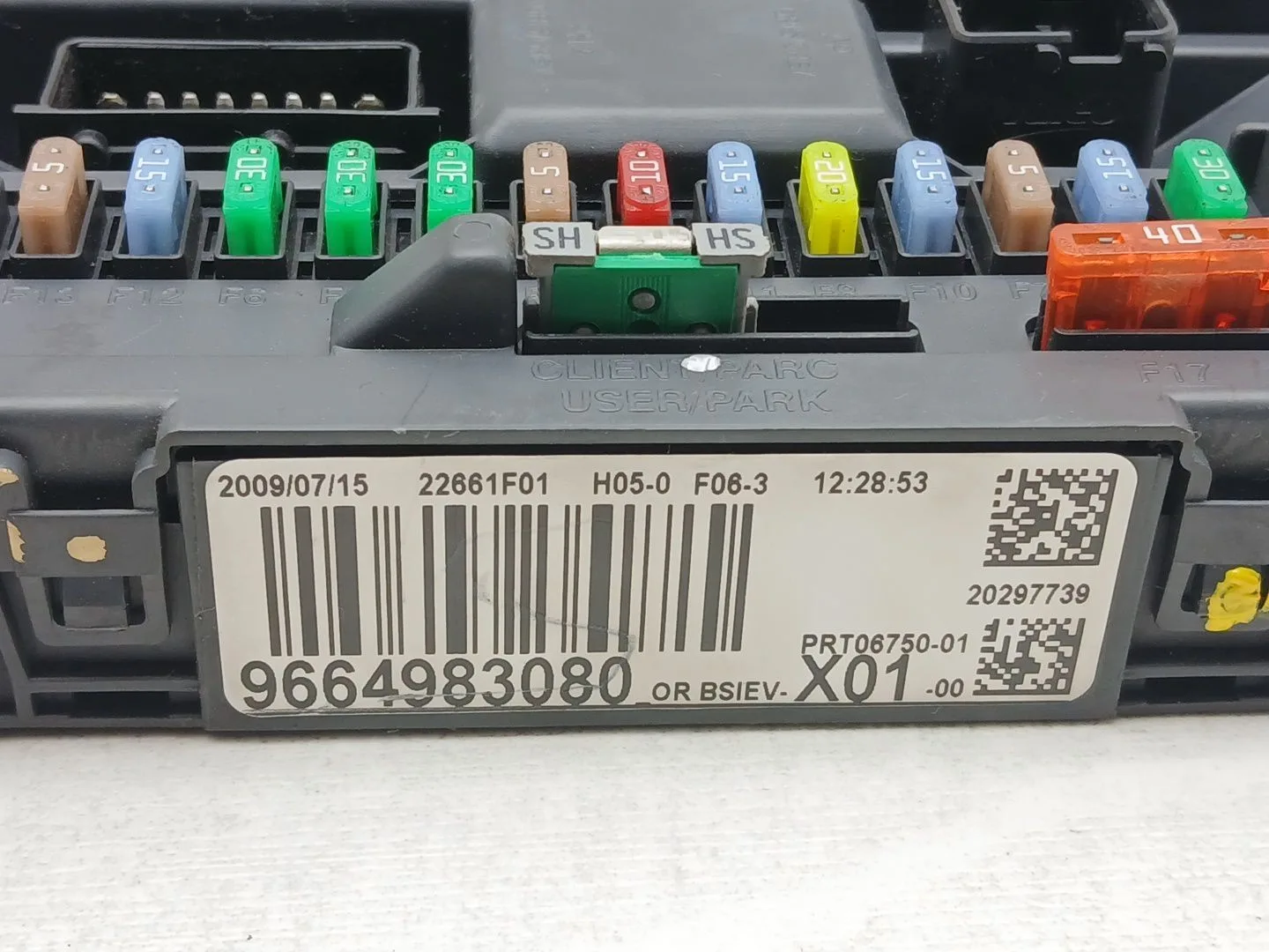 Centralita Bsi para Peugeot 207/207+ (Wa_, Wc_)