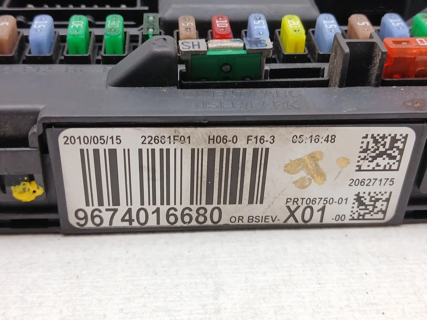 Centralita Bsi para Peugeot 207/207+ (Wa_, Wc_)