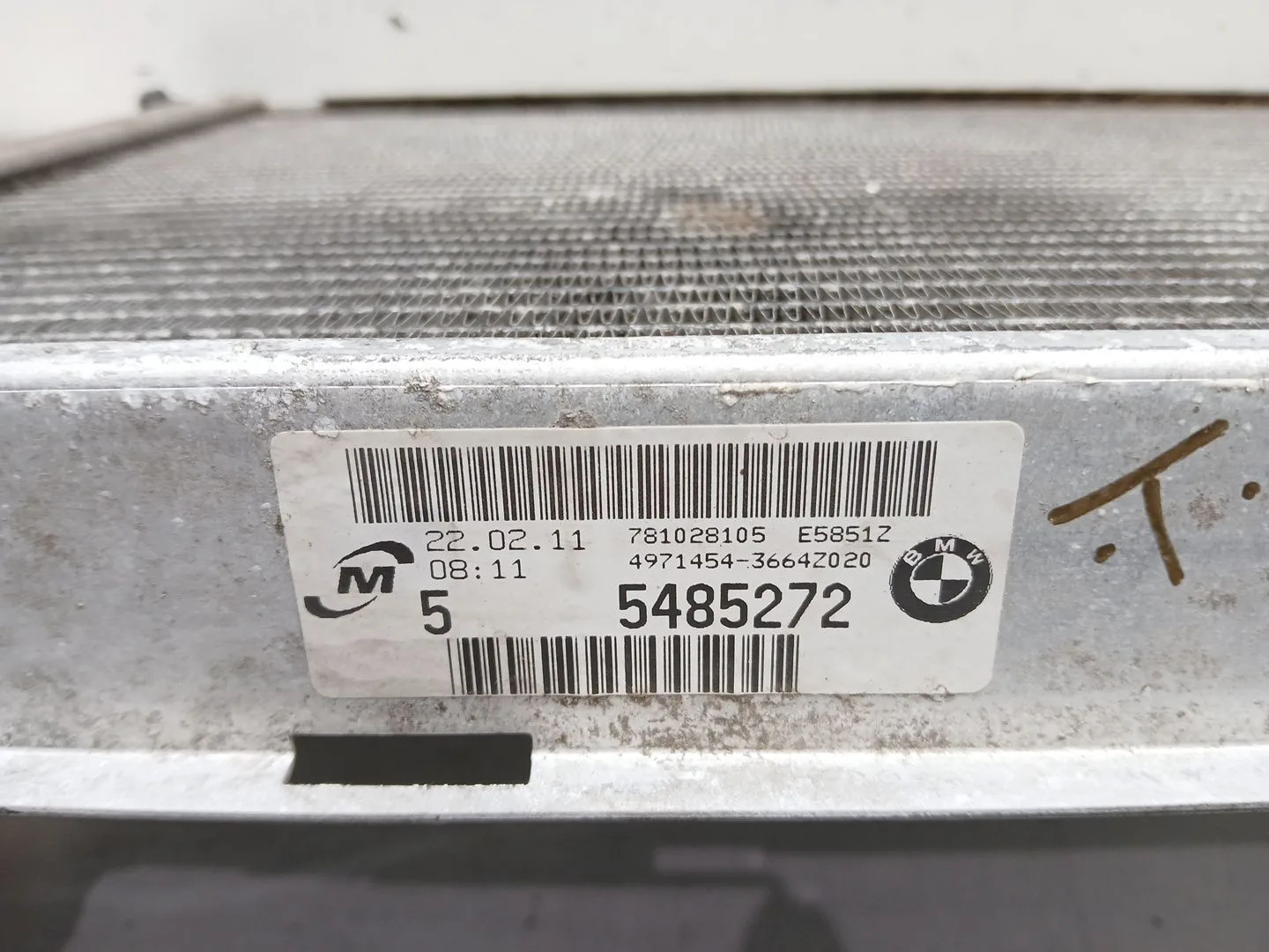 Radiador Agua para Bmw X1 (E84)