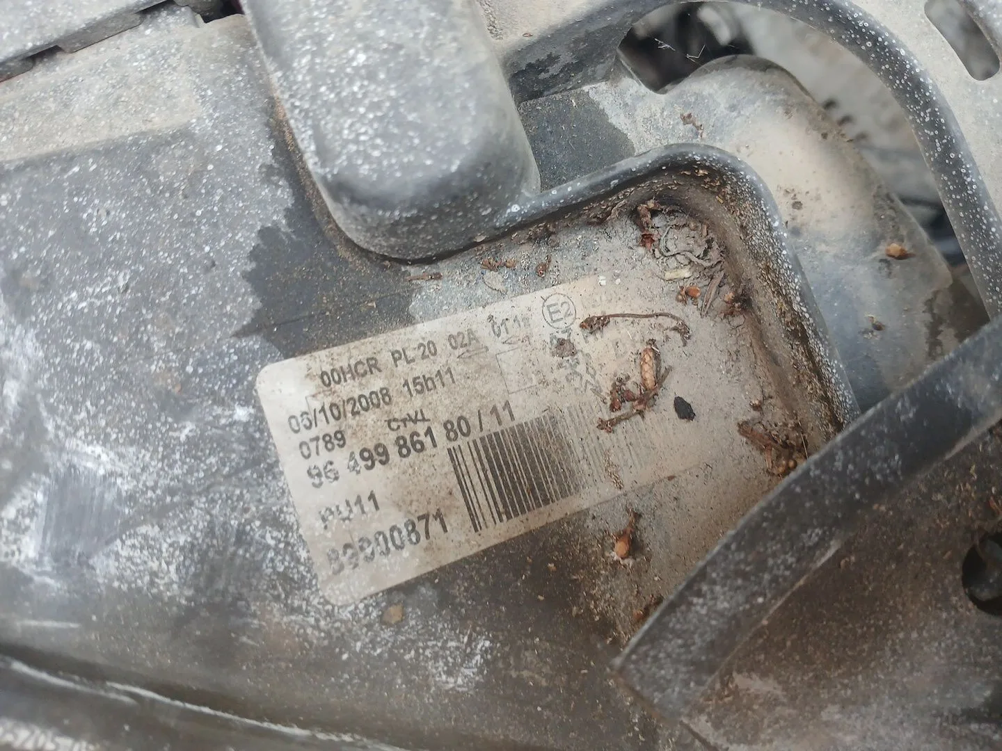 Faro Derecho para Peugeot 207/207+ (Wa_, Wc_)