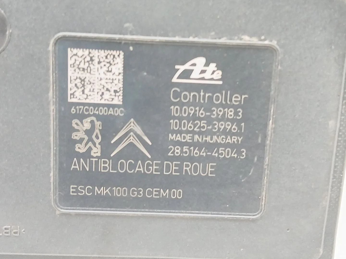 Abs para Citroën C-Elysee (Dd_)