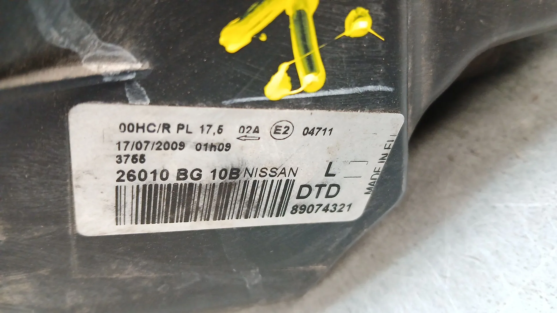 Faro Derecho para Nissan Micra Iii (K12)
