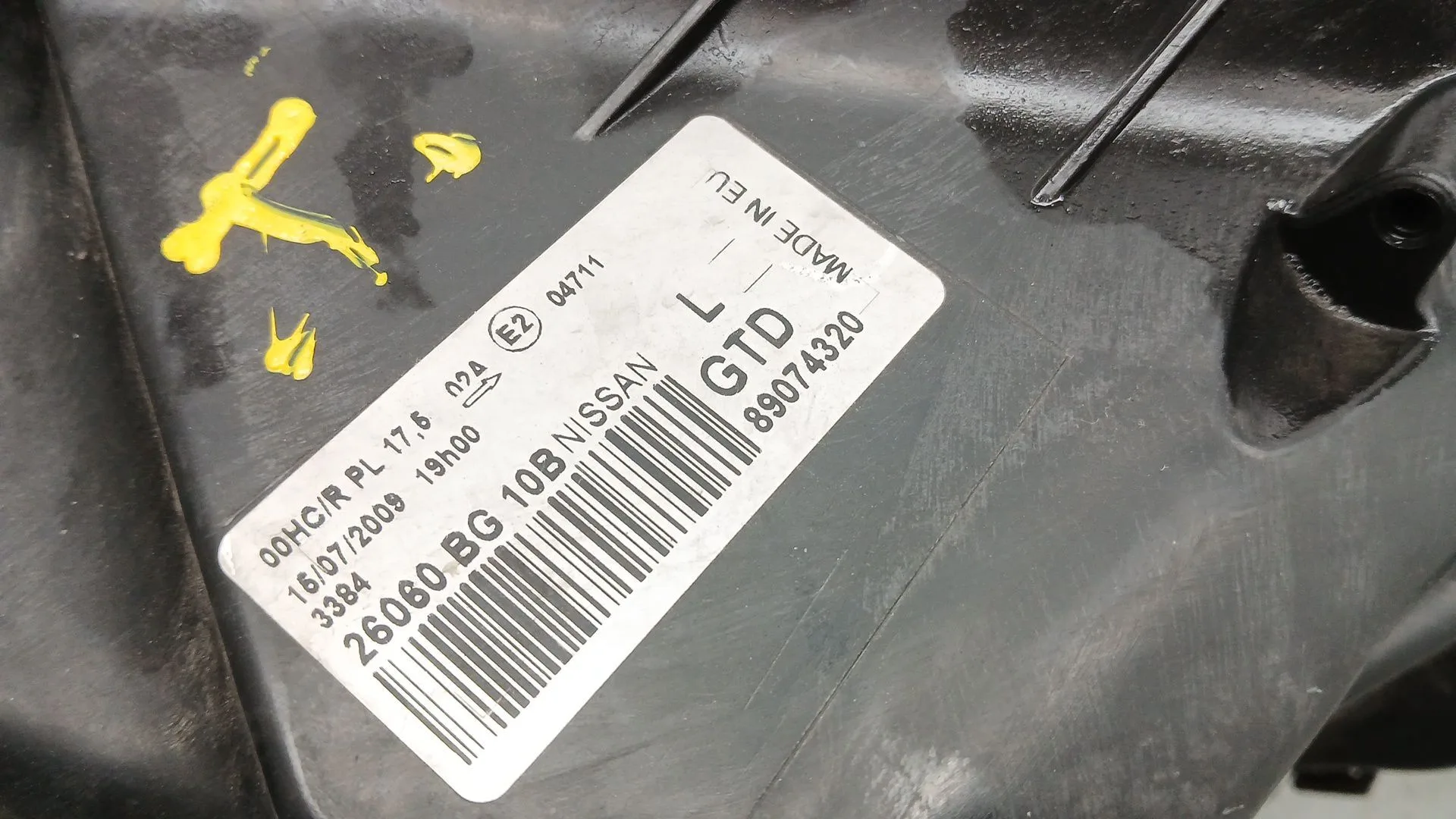 Faro Izquierdo para Nissan Micra Iii (K12)