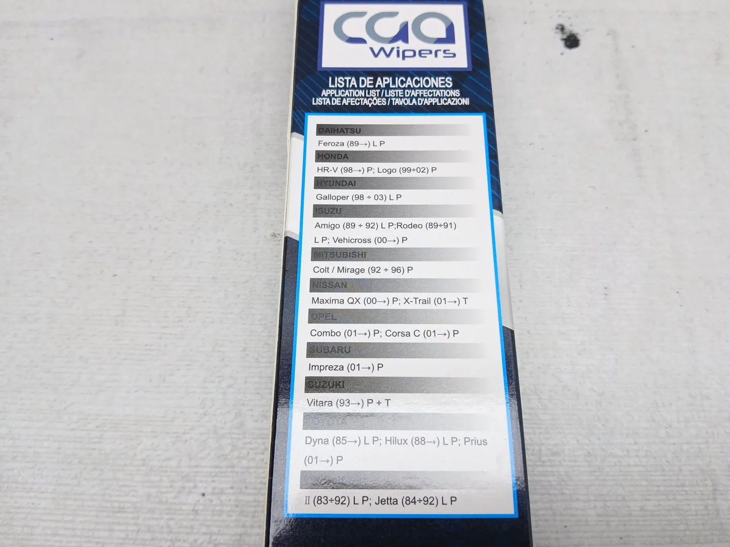Escobilla Limpia para Peugeot 3008