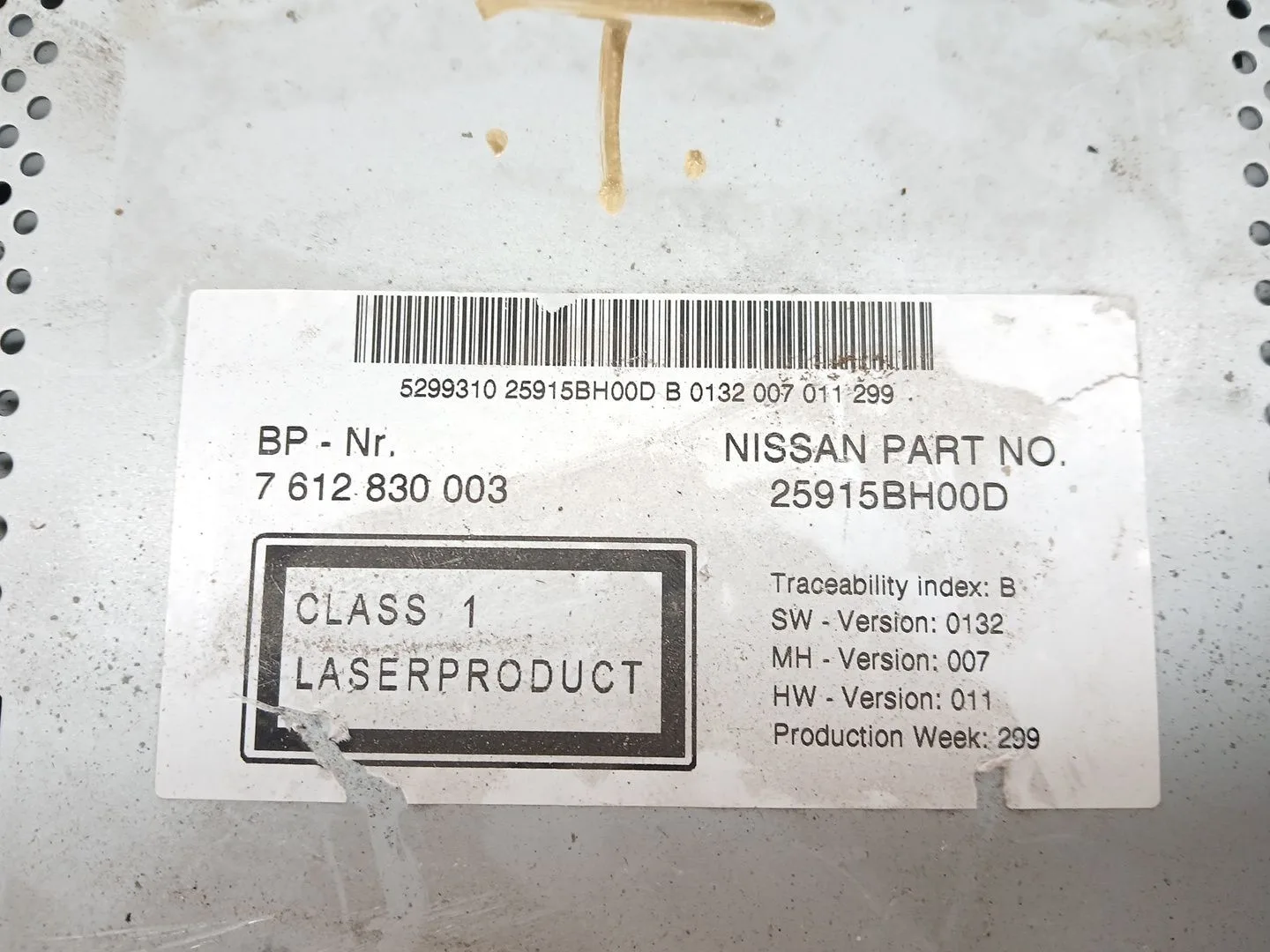 Sistema Audio / Radio Cd para Nissan Micra Iii (K12)