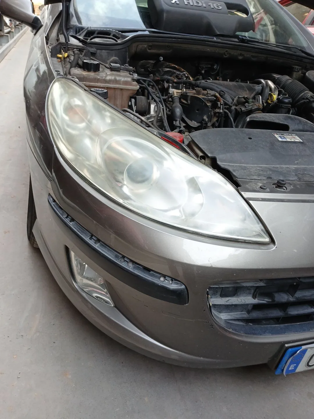Faro Izquierdo para Peugeot 407 (6D_)
