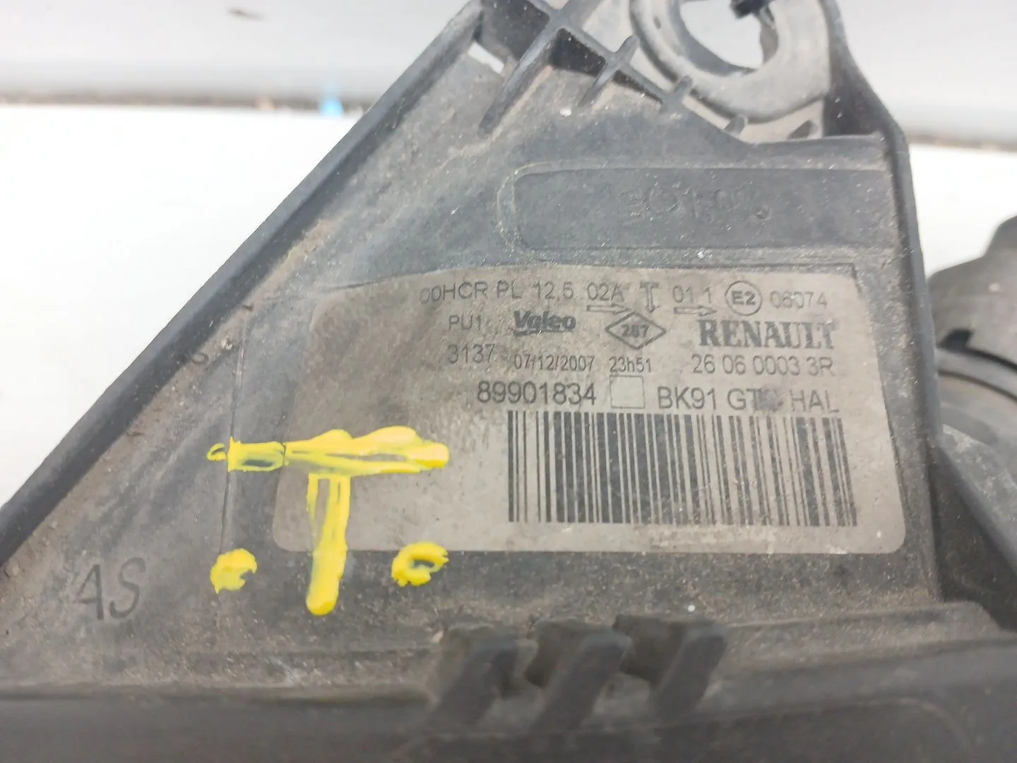 Faro Izquierdo para Renault Laguna Iii Grandtour (Kt0/1)