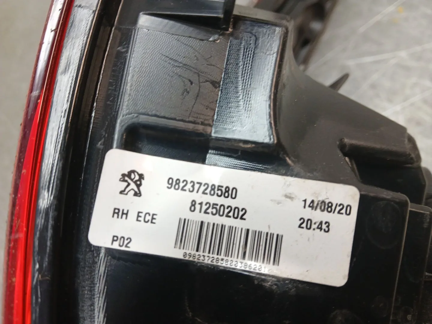 Piloto Trasero Derecho para Peugeot 308 Ii (Lb_, Lp_, Lw_, Lh_, L3_)