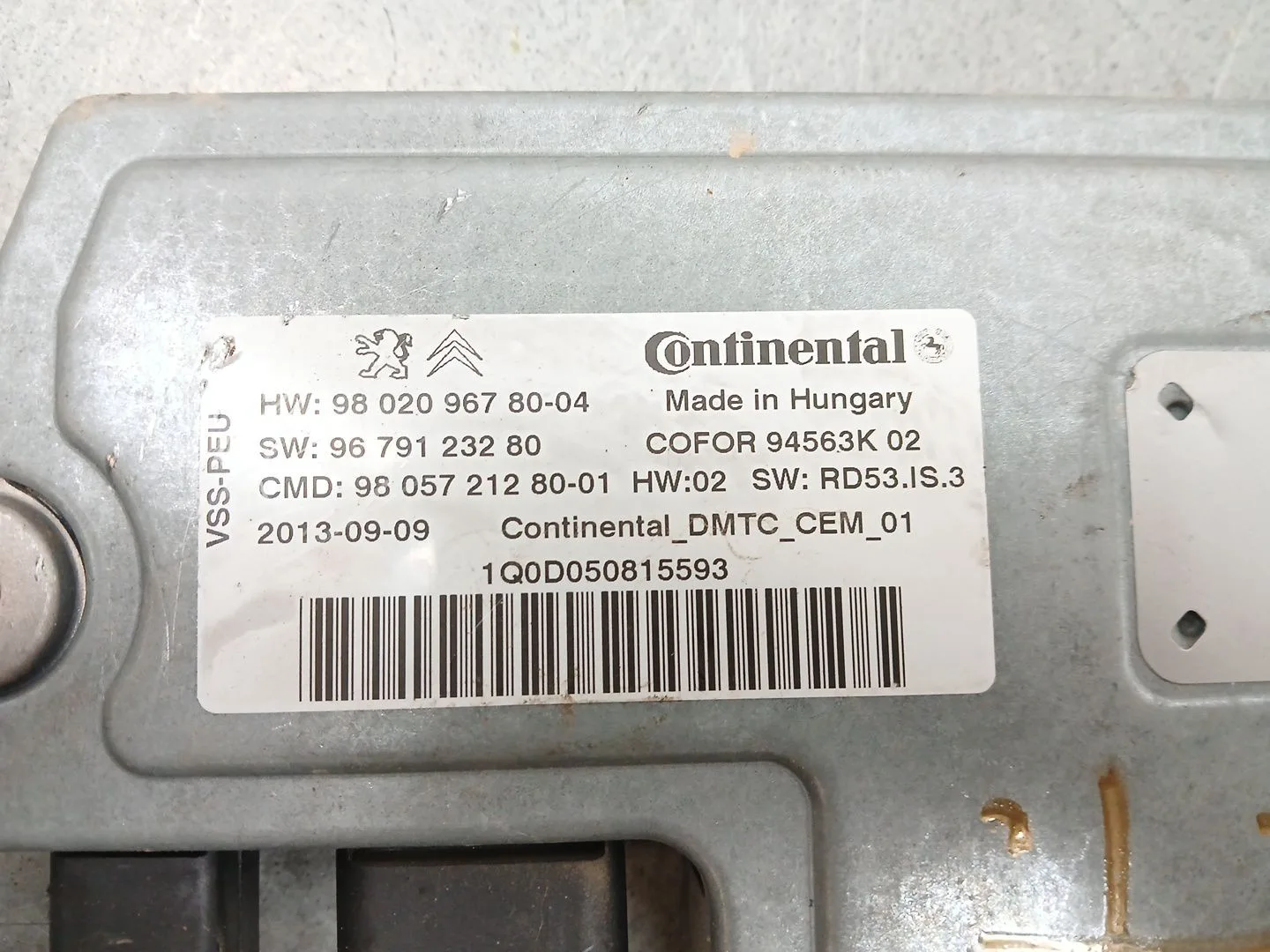Modulo Electronico para Citroën C4 Picasso Ii