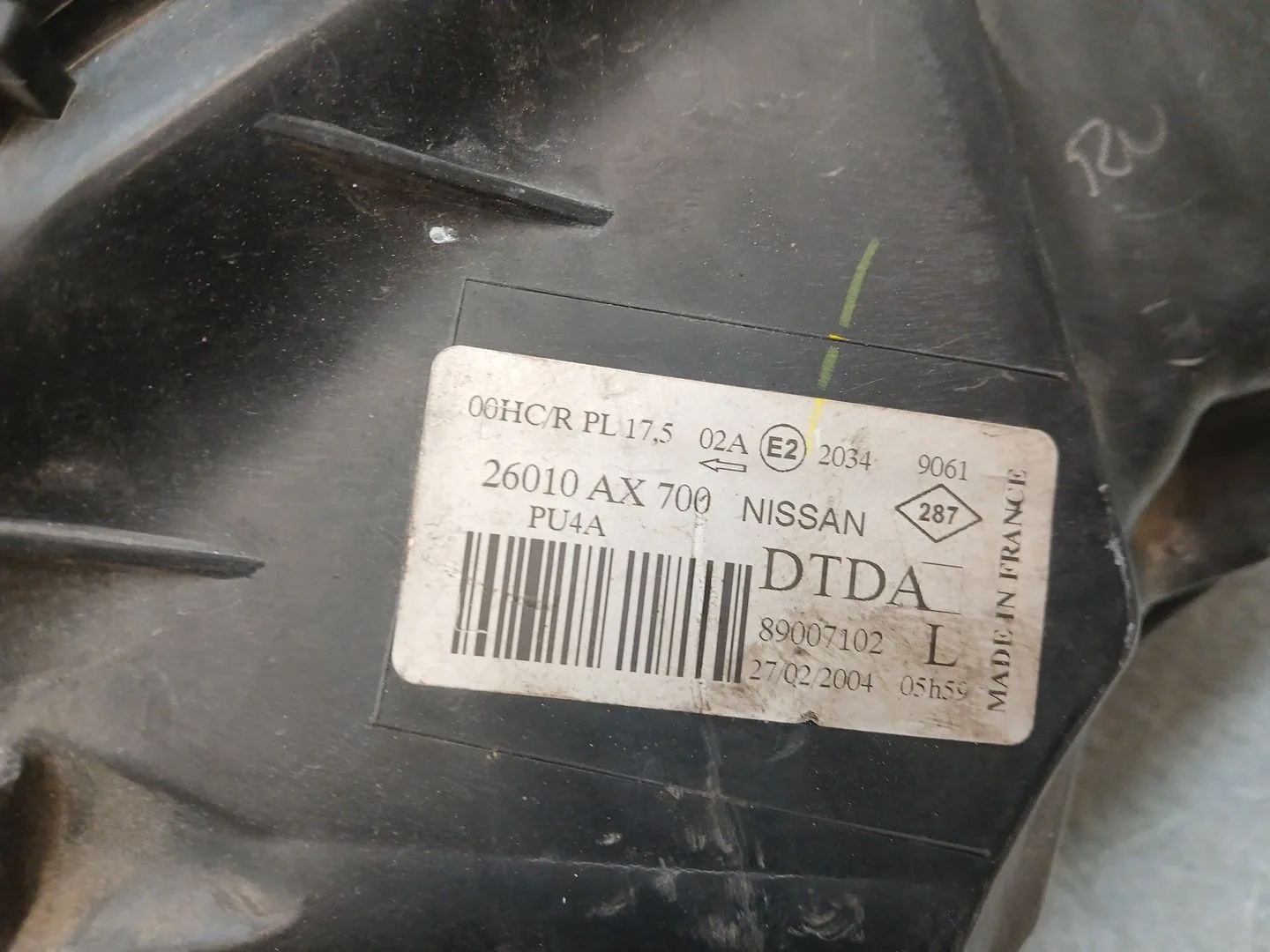 Faro Derecho para Nissan Micra Iii (K12)