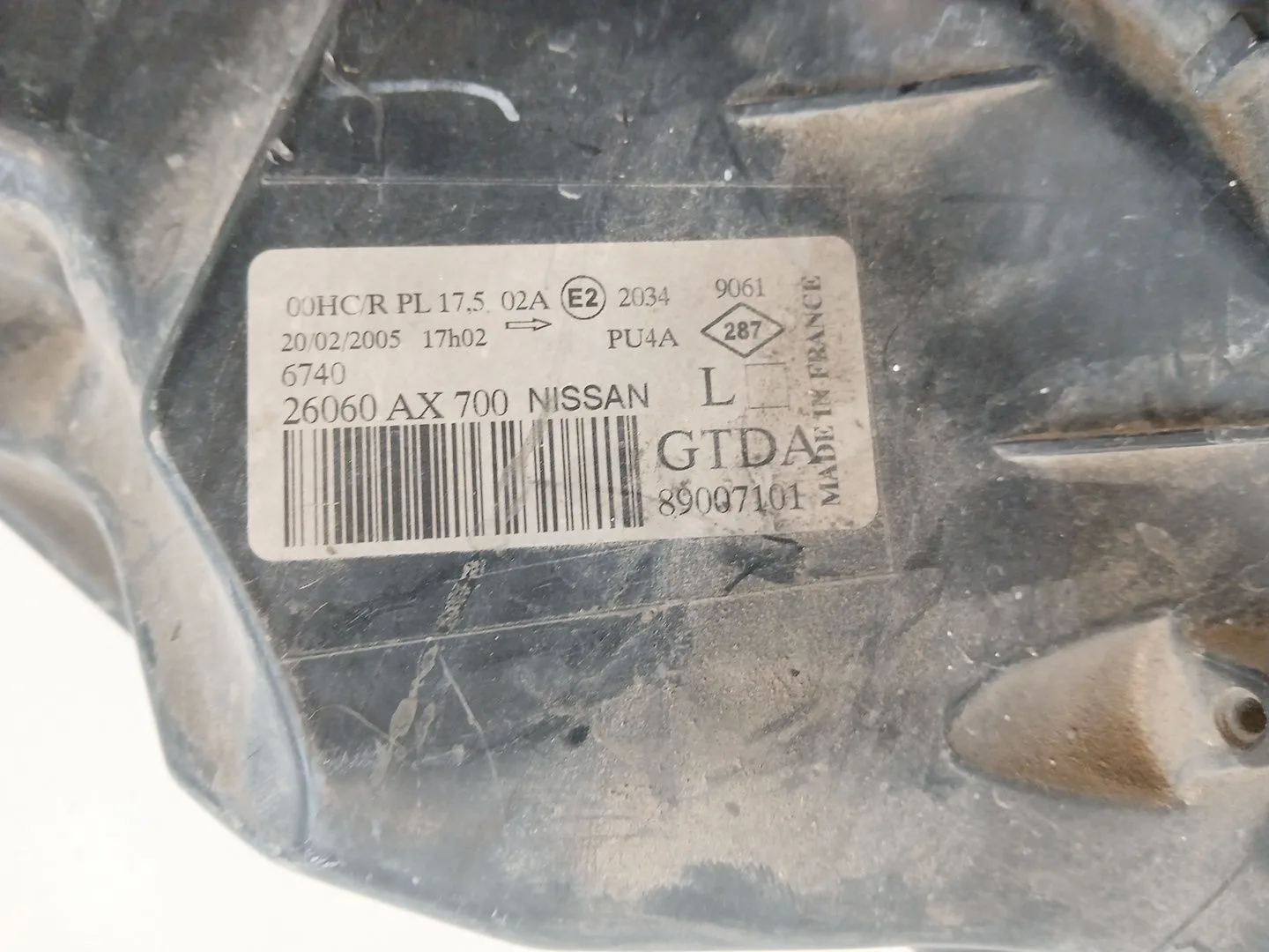 Faro Izquierdo para Nissan Micra Iii (K12)